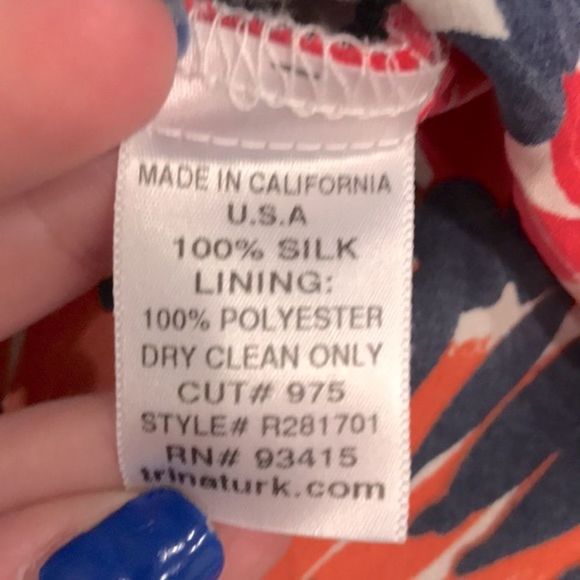 Trina Turk Silk Tank Top - Picture 5 of 5